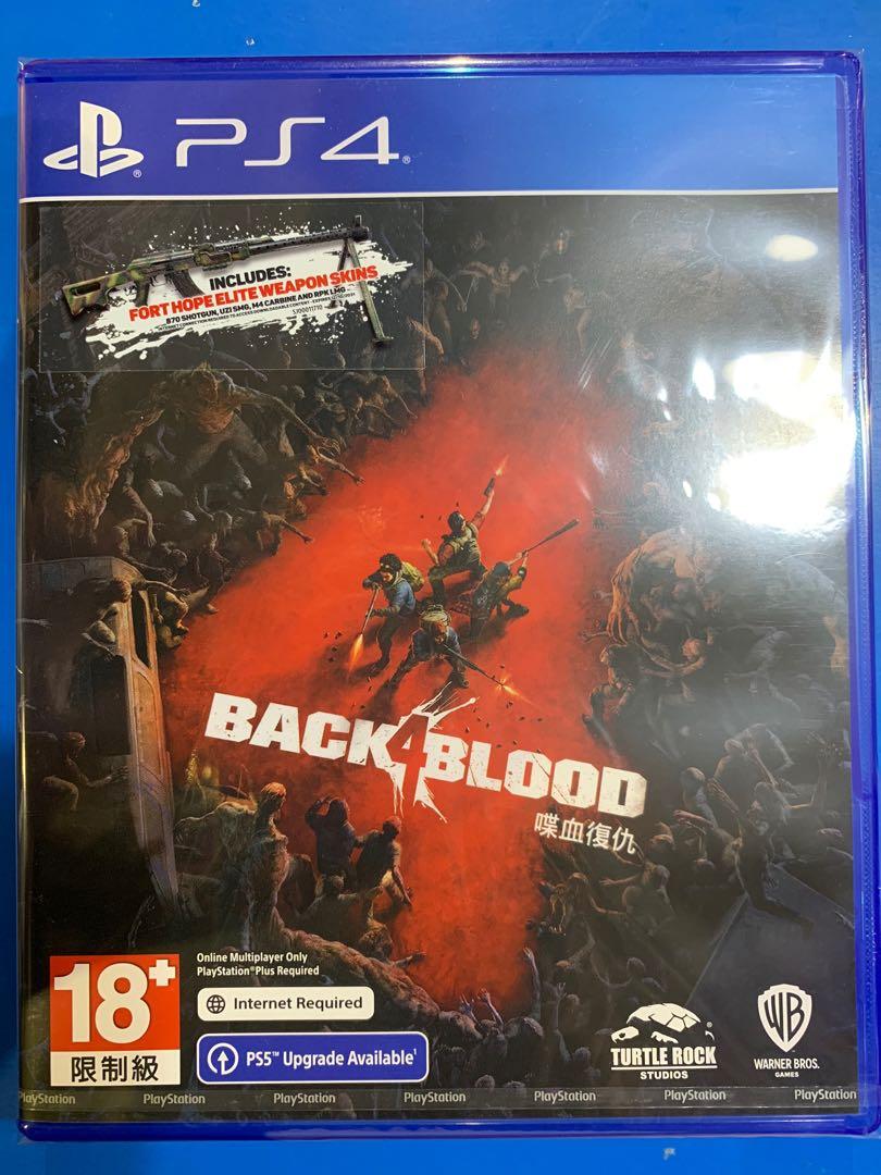 PS4 Back 4 Blood 喋血復仇(普通版)(實體行貨)(中英文版), 電子遊戲 