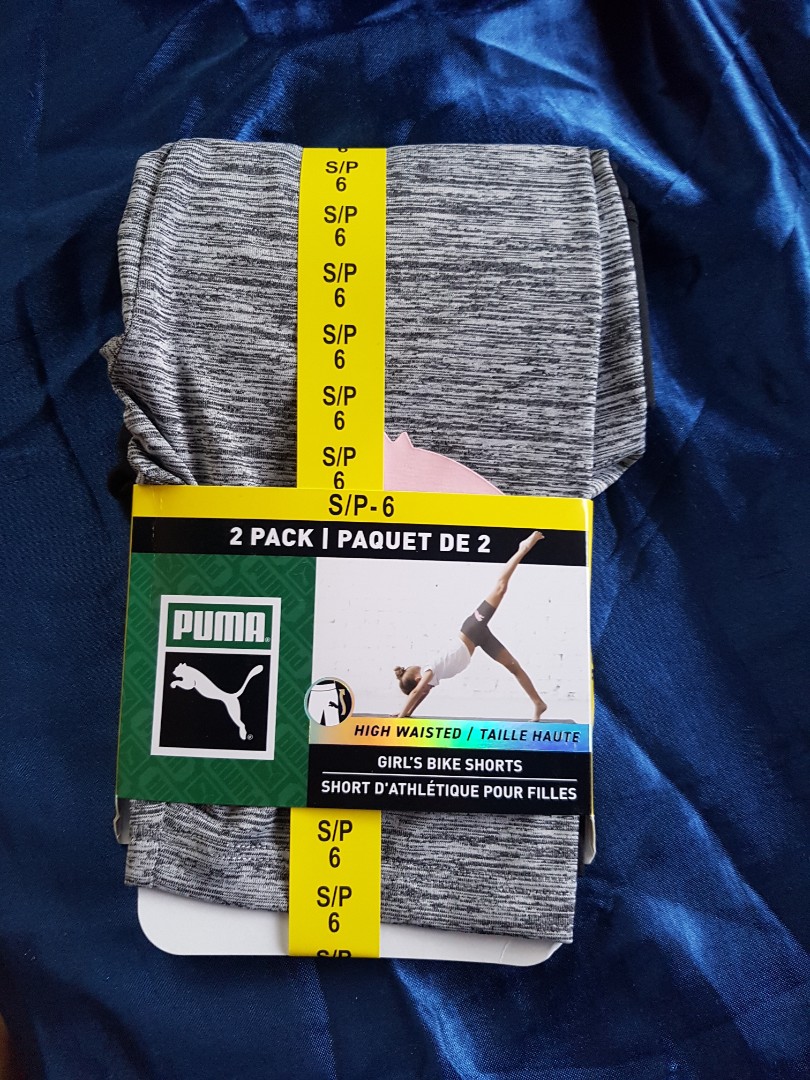 Puma girls yoga shorts, Women's Fashion 