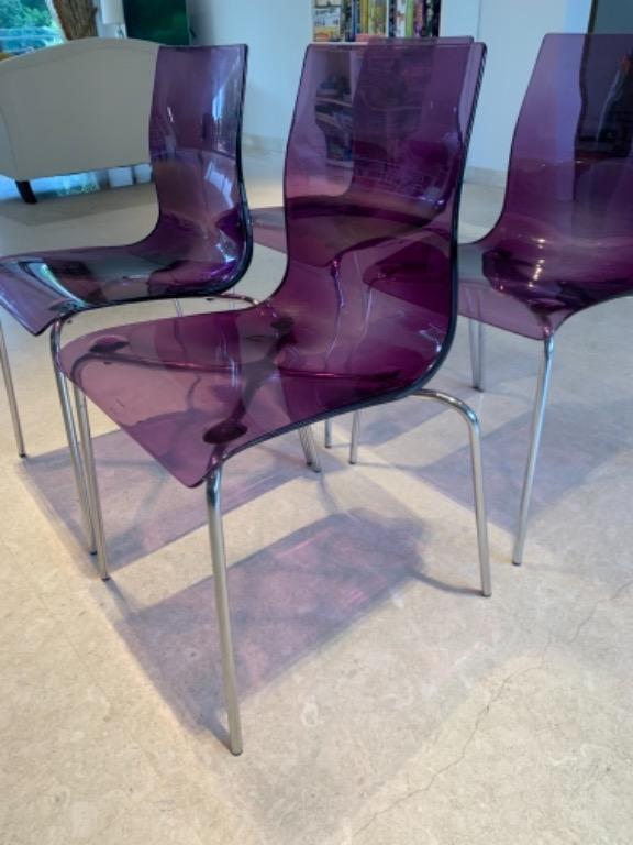 Purple kitchen chairs 2025