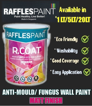 RAFFLES R.COAT WALL PAINT/ NIPPON/ MATEX/ BERGER 5LT,1LT, 20LT ...
