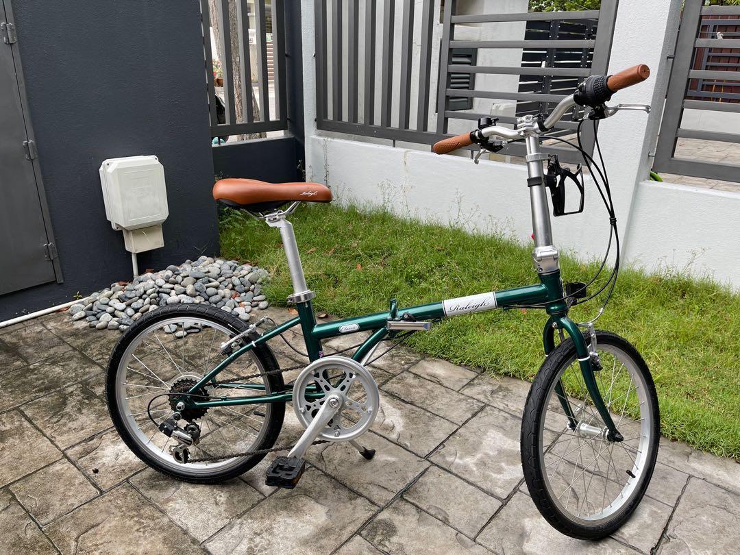 Raleigh folding bike classic on sale