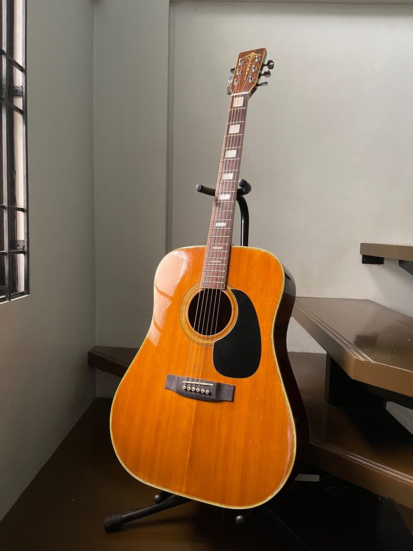 RARE Vintage Kiso Suzuki GH-250 acoustic guitar, Hobbies & Toys 