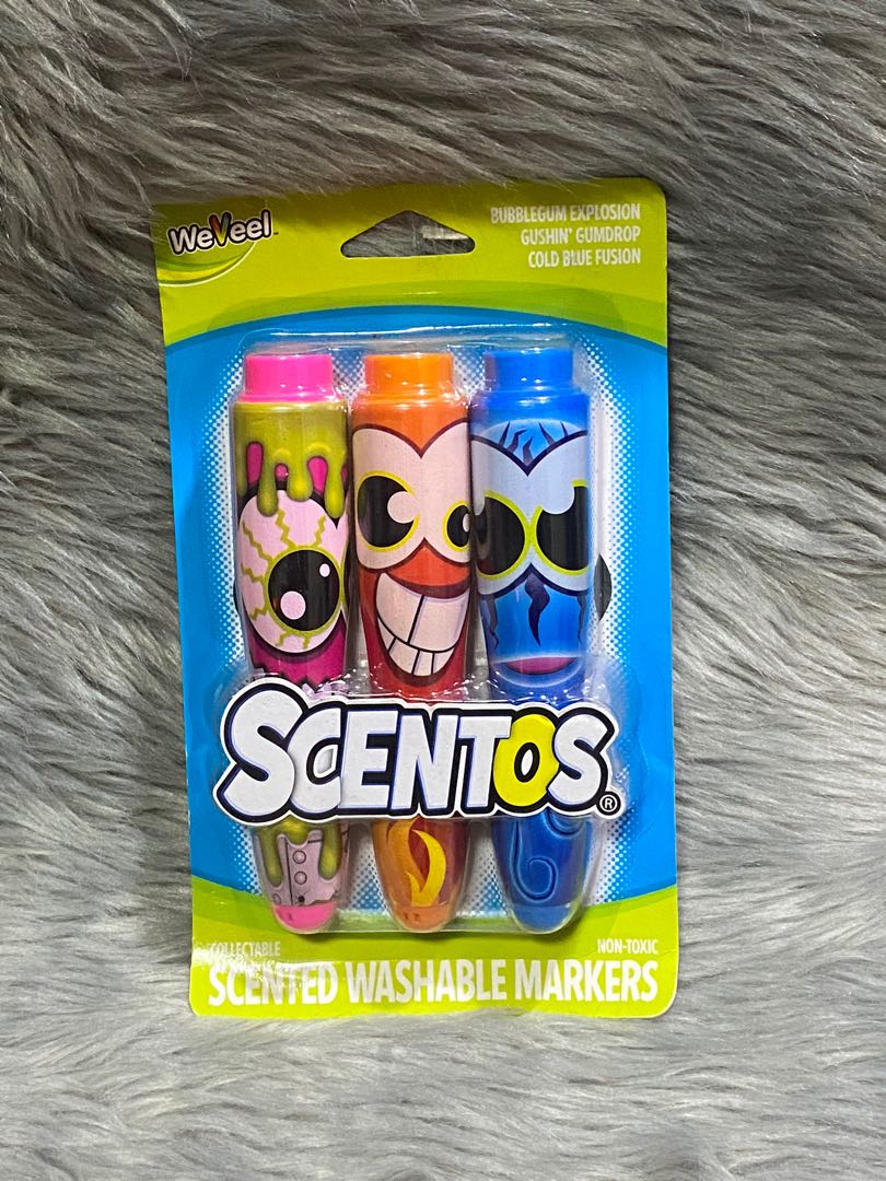 Scentos Scented Washable Markers, Hobbies & Toys, Stationary & Craft