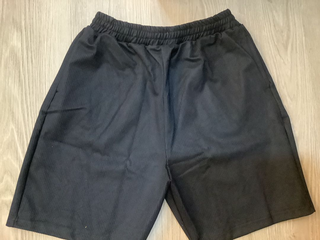 Plain Black Shorts, Men's Fashion, Bottoms, Shorts on Carousell