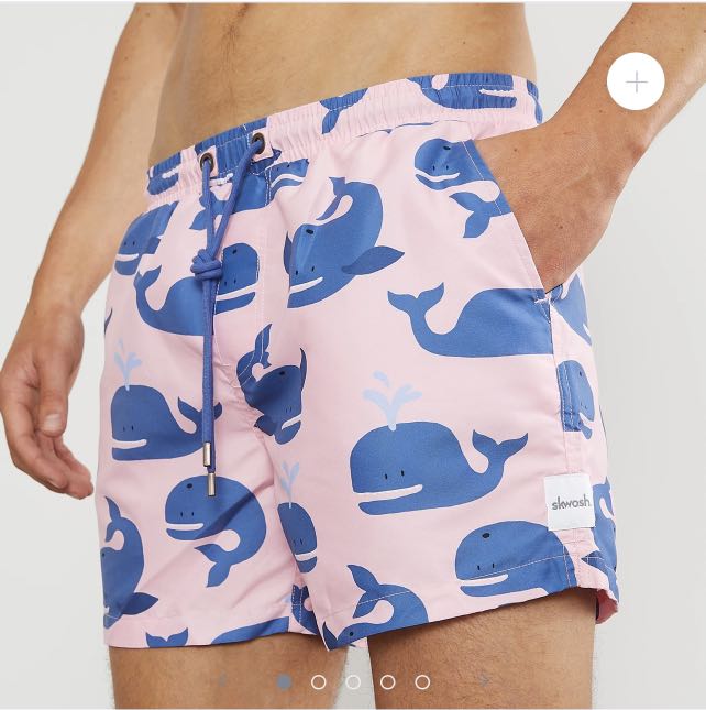 Skwosh Big blue men's swim shorts, Men 