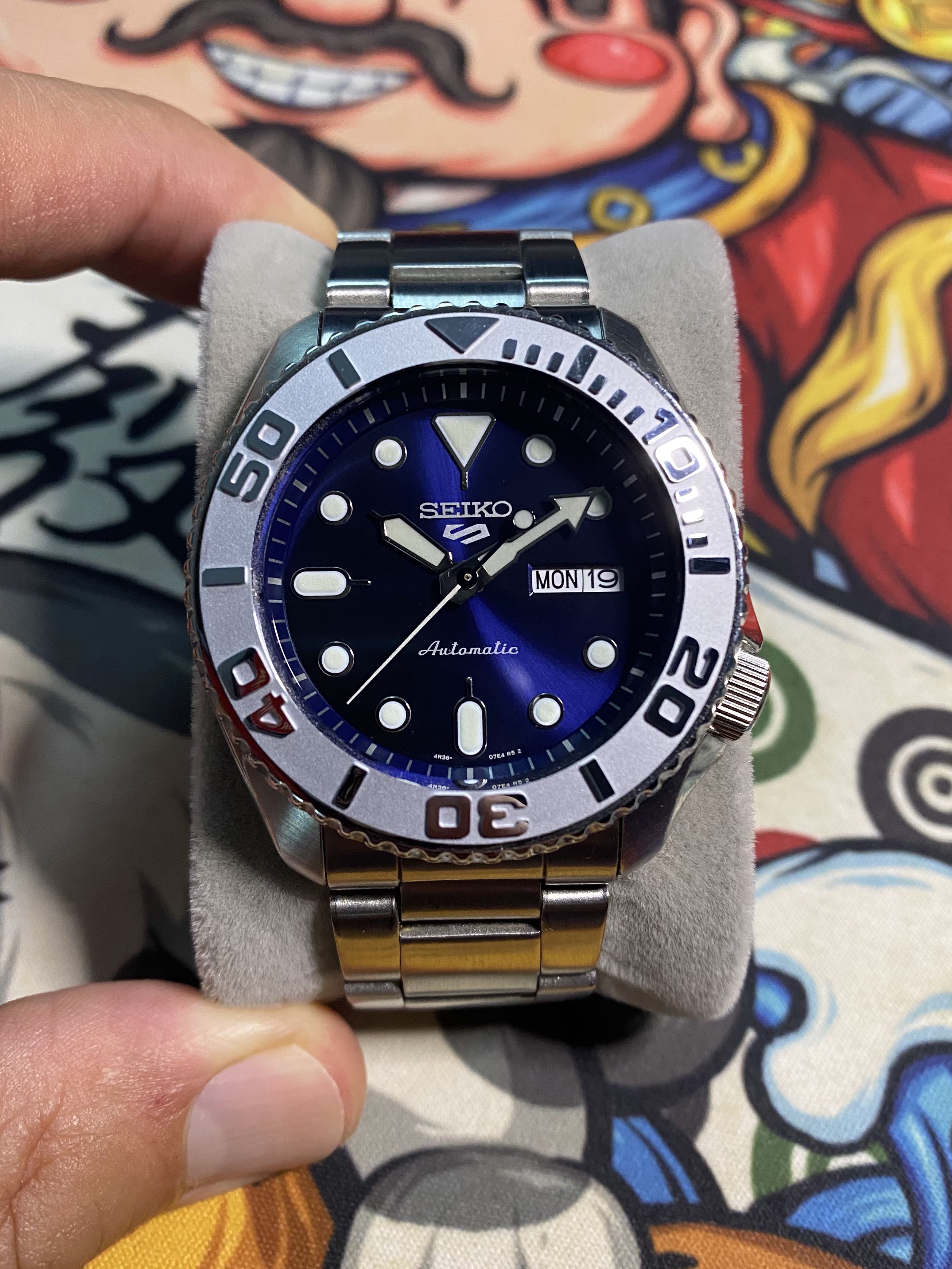 SKX Mod Blue Dial Ice-d Original, Men's Fashion, Watches & Accessories,  Watches on Carousell