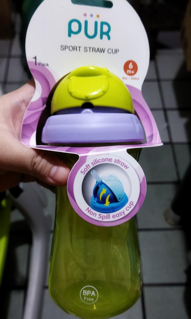 Sport Straw Cup (Category: Breastfeeding & Bottle Feeding) located in Mandaluyong City. Submitted by beayoutifulshoppe (Listing ID 1120405532, Image 2). Description: 280 each. srp 399/each.