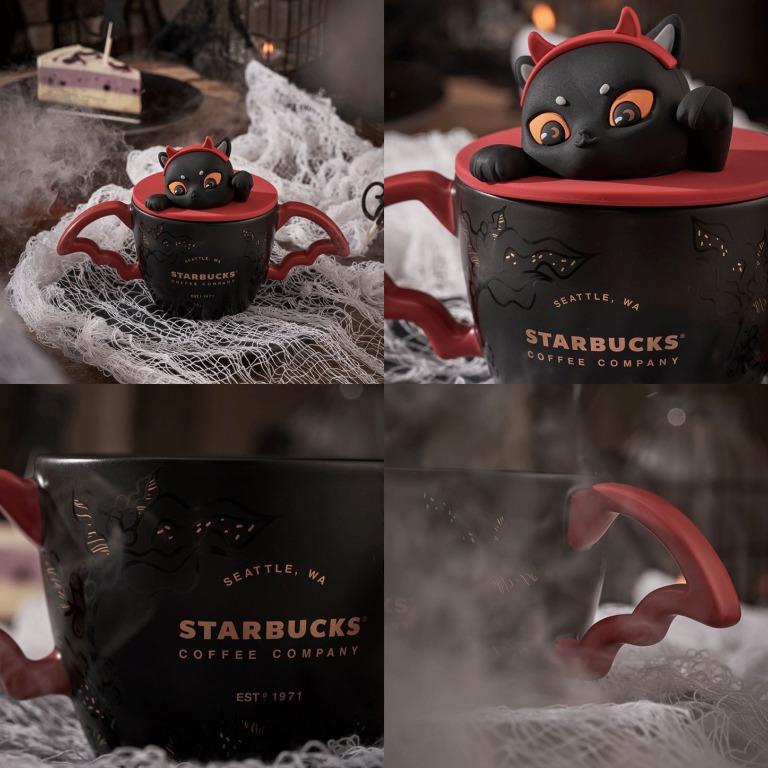 Starbucks 2021 China Halloween Black Stanley 20oz Stainless Steel Stra