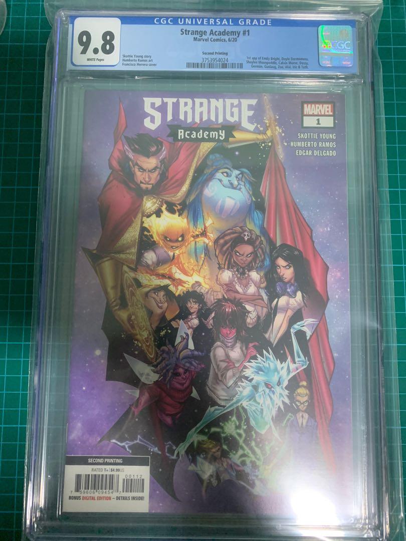 strange academy 1 cgc 9.8 third print White Pages Buy It Now!!!
