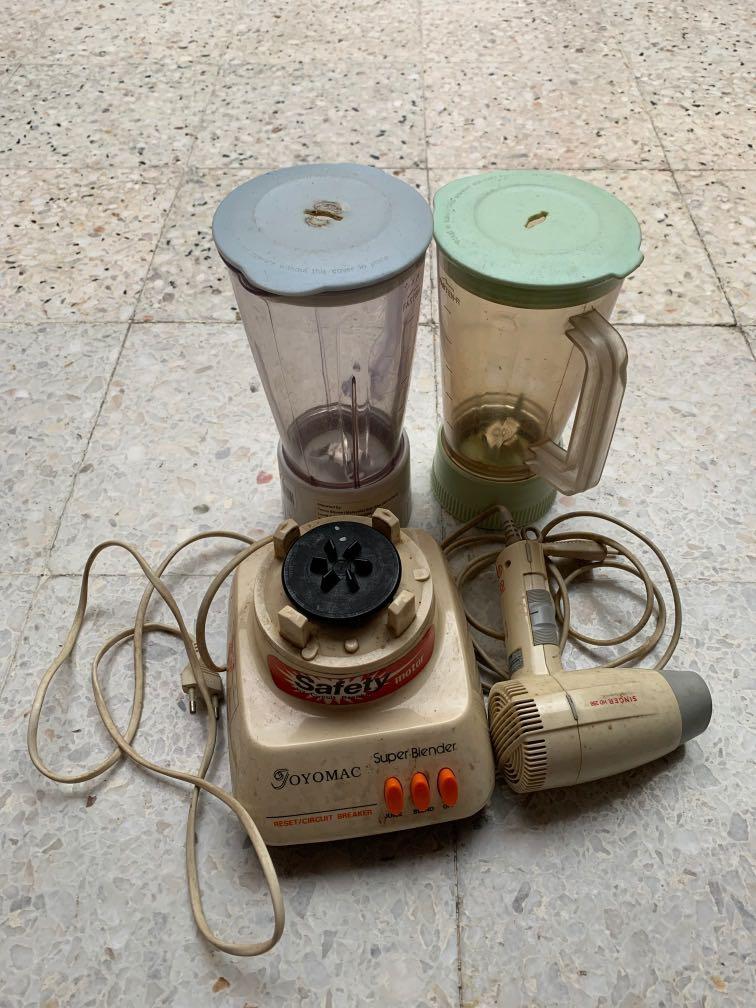 Toyomac blender and singer hairdryer, TV & Home Appliances, Kitchen