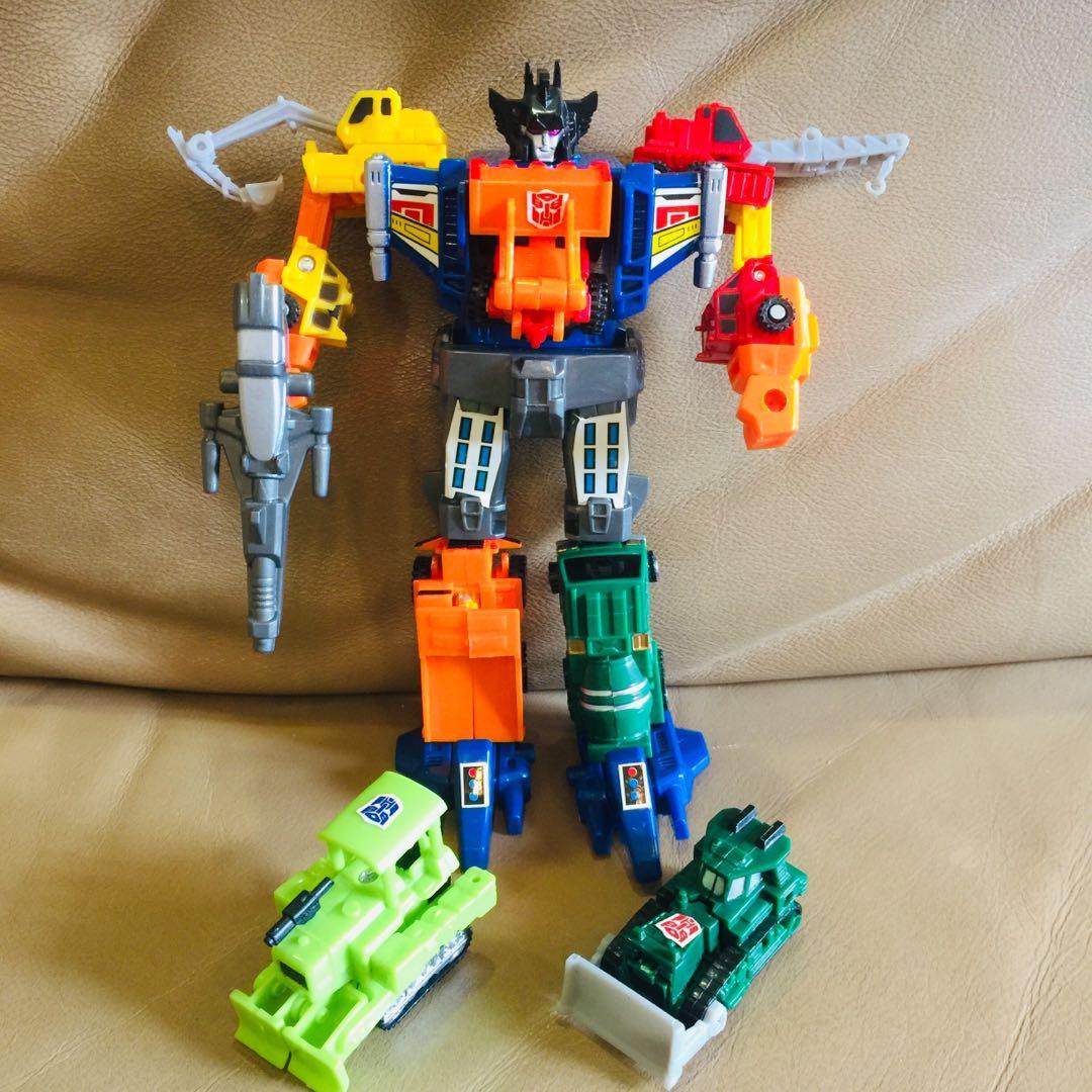 Transformers Trainbot Trains Devastator Construction Bots Transformer