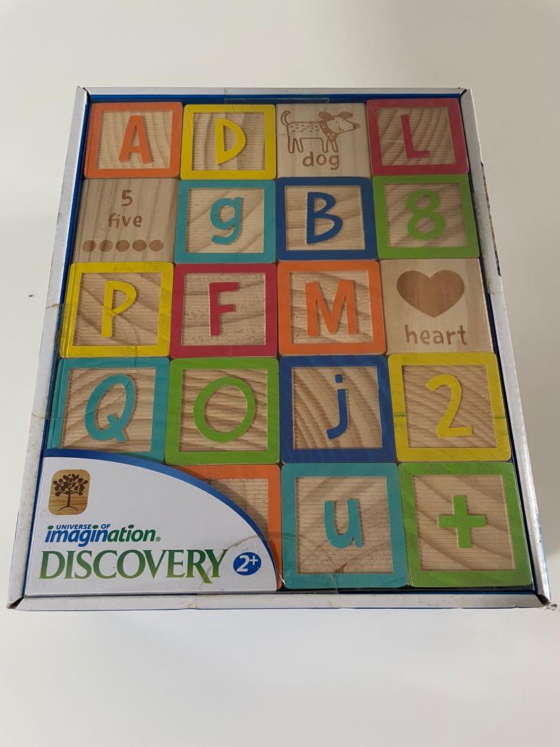 Universe of Imagination Imaginarium 40 Piece Alphabet Blocks, Hobbies