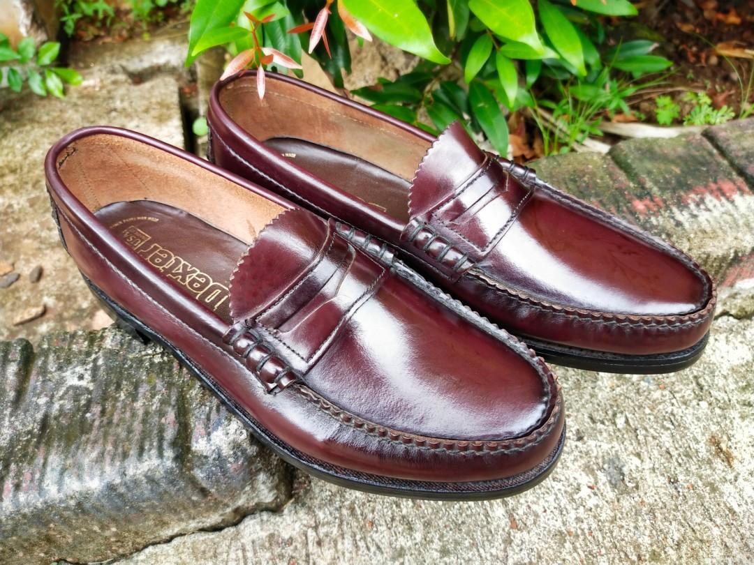 Dexter USA Penny Loafers Burgundy Leather Shoes 8US