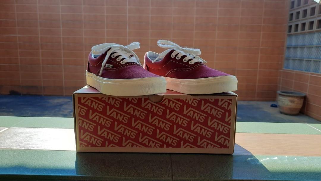 Vans merah top maroon ori