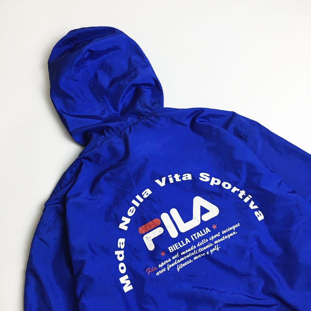 Jaket Vintage Fila Big Logo Moda Nella Vita Sportiva
