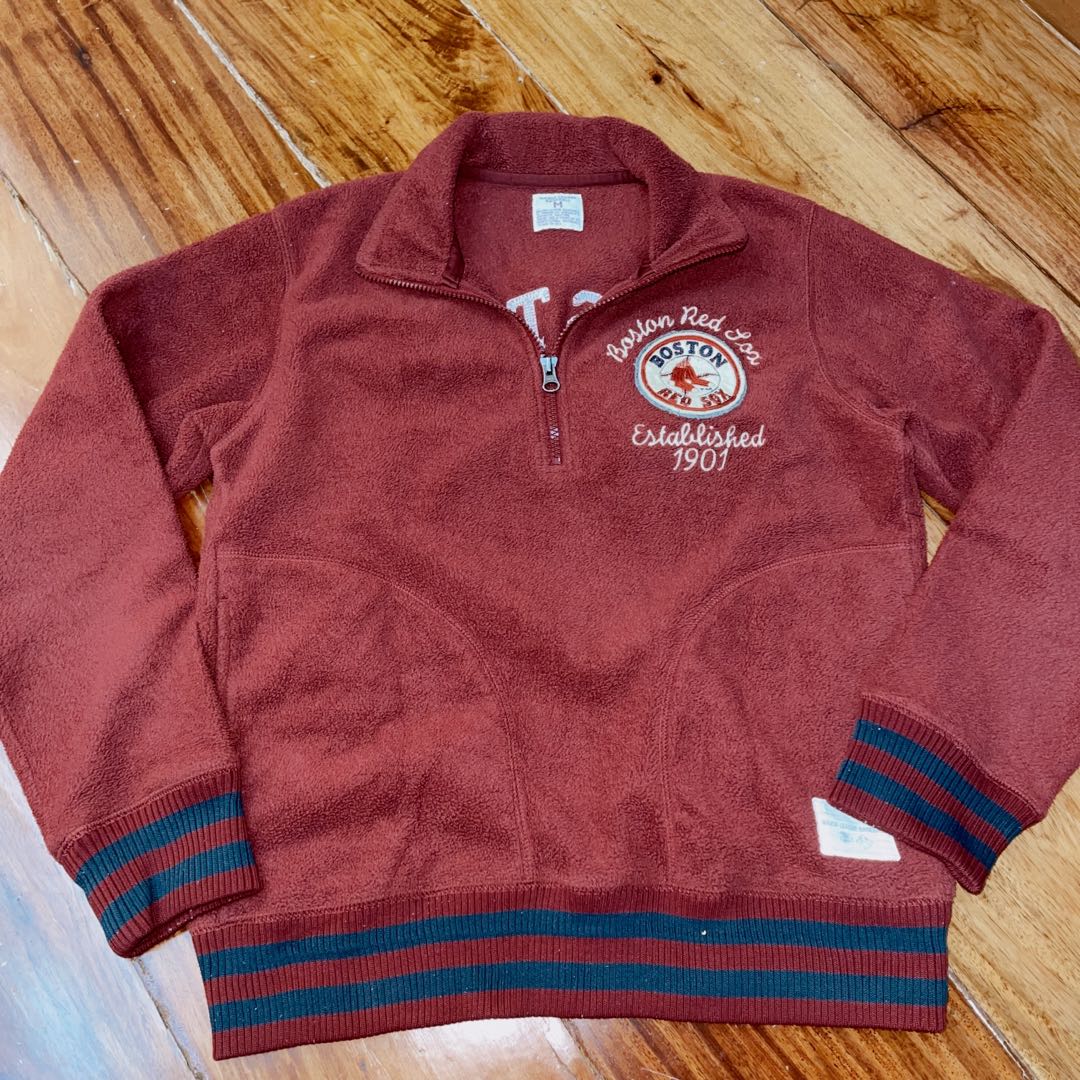 red sox pullover