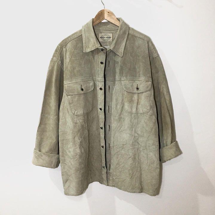 Vintage Skotts Suede Leather-suede 