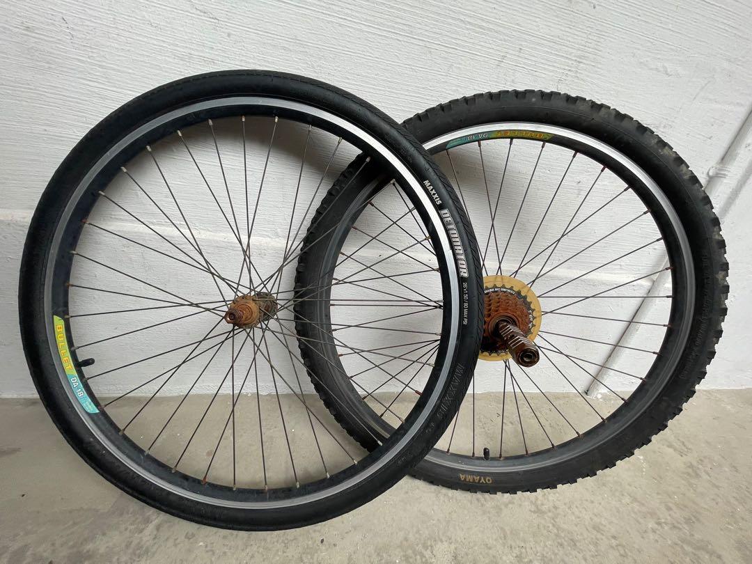 26 inch mtb wheel 7 speed cassette sales