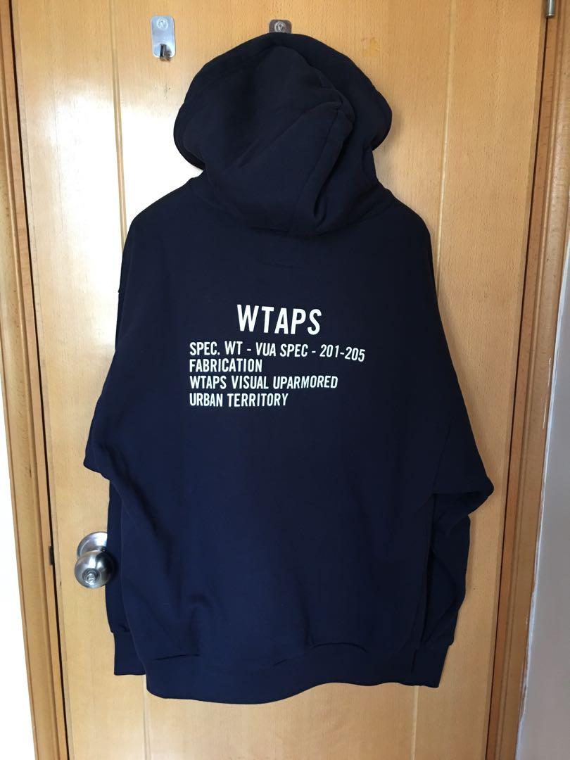 WTAPS 20SS ACADEMY HOODED / SWEATSHIRT. COPO NAVY Size 2, 男裝