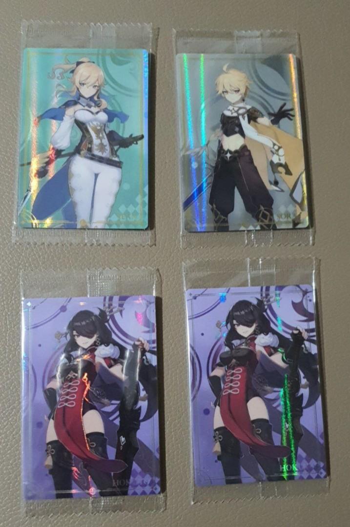 Wtt Wts Genshin Impact Wafer Cards Diona Beidou Jean Aether Hobbies Toys Memorabilia Collectibles J Pop On Carousell
