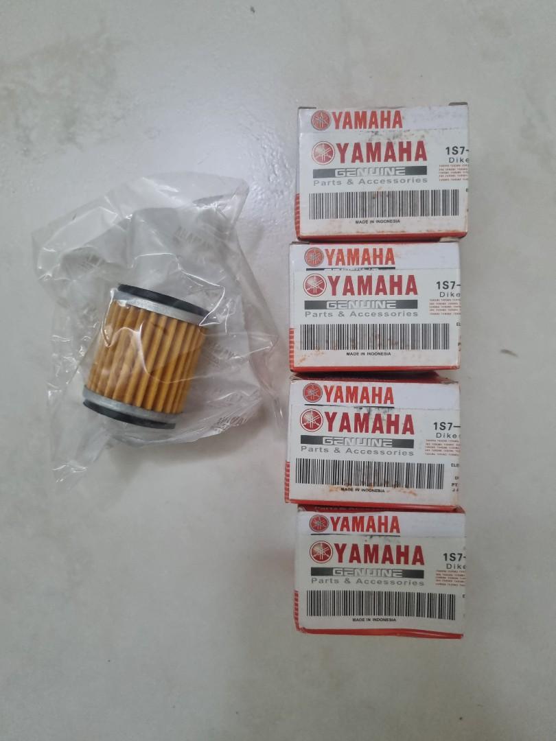 Yamaha oil filter outlet