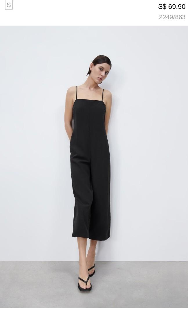 Wide leg jumpsuit zara 2025