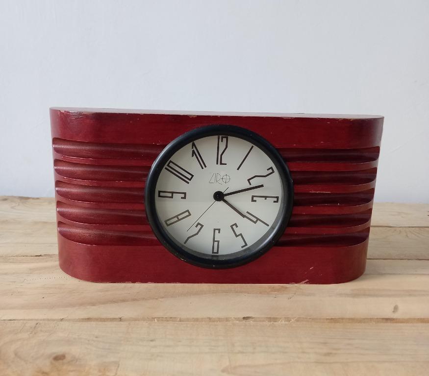 ZIRO Retro Art Deco Mantle Table clock (Quartz), Furniture & Home Living, Home Decor, Clocks on