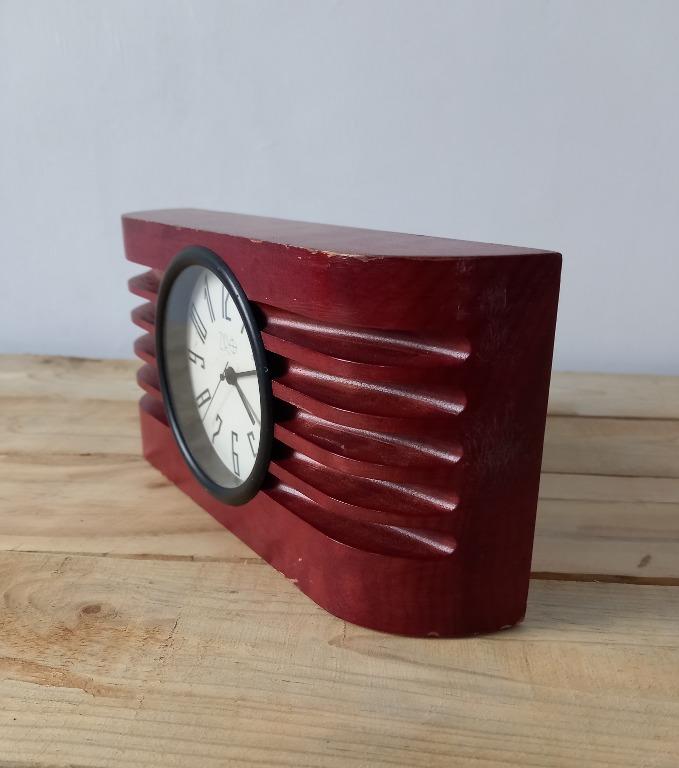 ZIRO Retro Art Deco Mantle Table clock (Quartz), Furniture & Home Living, Home Decor, Clocks on