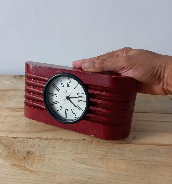 ZIRO Retro Art Deco Mantle Table clock (Quartz), Furniture & Home Living, Home Decor, Clocks on