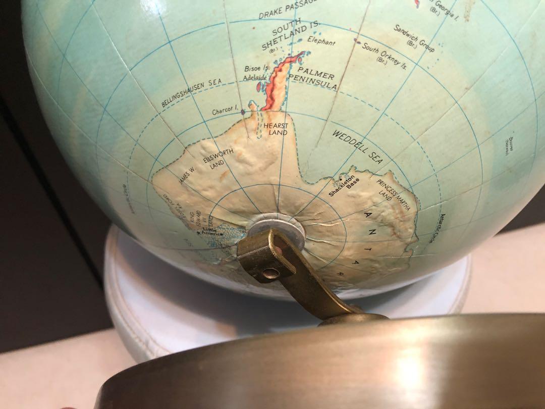 🌏 12吋美國製地球儀🌍 12'' Replogle Stereo Relief Globe, 興趣及