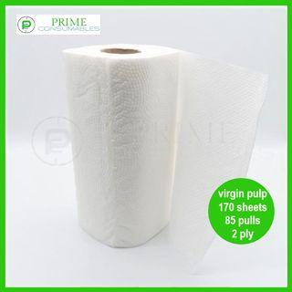 1roll Kitchen Paper Towel Roll 170sheets 85pulls 2-ply Tissue