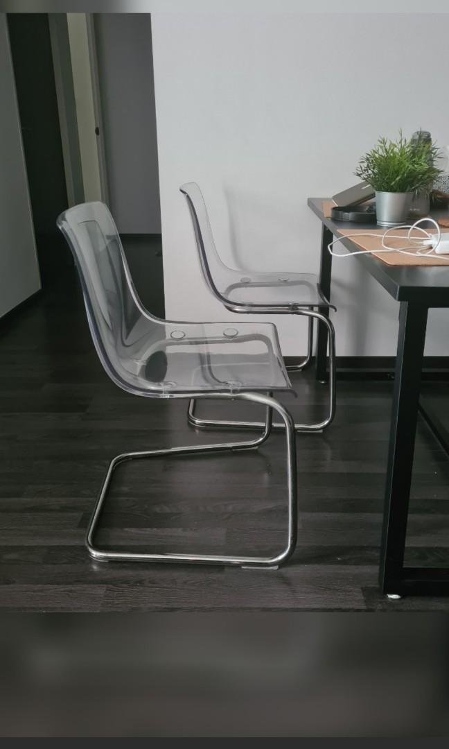 Ikea clear chair sale