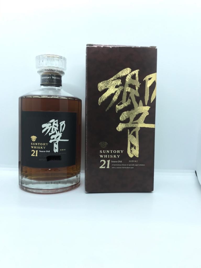 (700ml) 響21年舊版金花連盒Hibiki 21 Years hibiki crest with box 