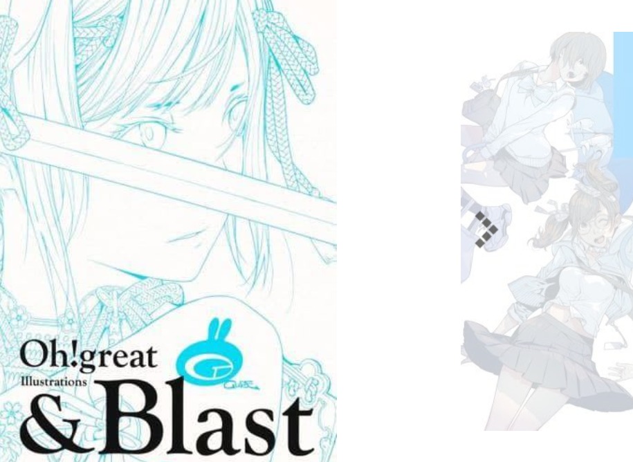 大暮維人畫集天上天下飛輪少年化物語戰埸原BLAST & SKY 2本限定 