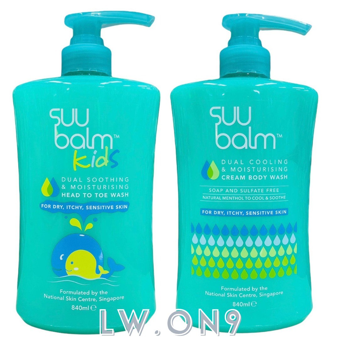 SUU BALM DUAL SOOTHING & MOISTURISING HEAD TO TOE WASH / COOLING