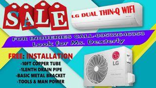 📌 LG DUAL INVERTER ❣️ SPLIT TYPE AIRCON BRAND NEW 👍 FREE INSTALLATION ‼️