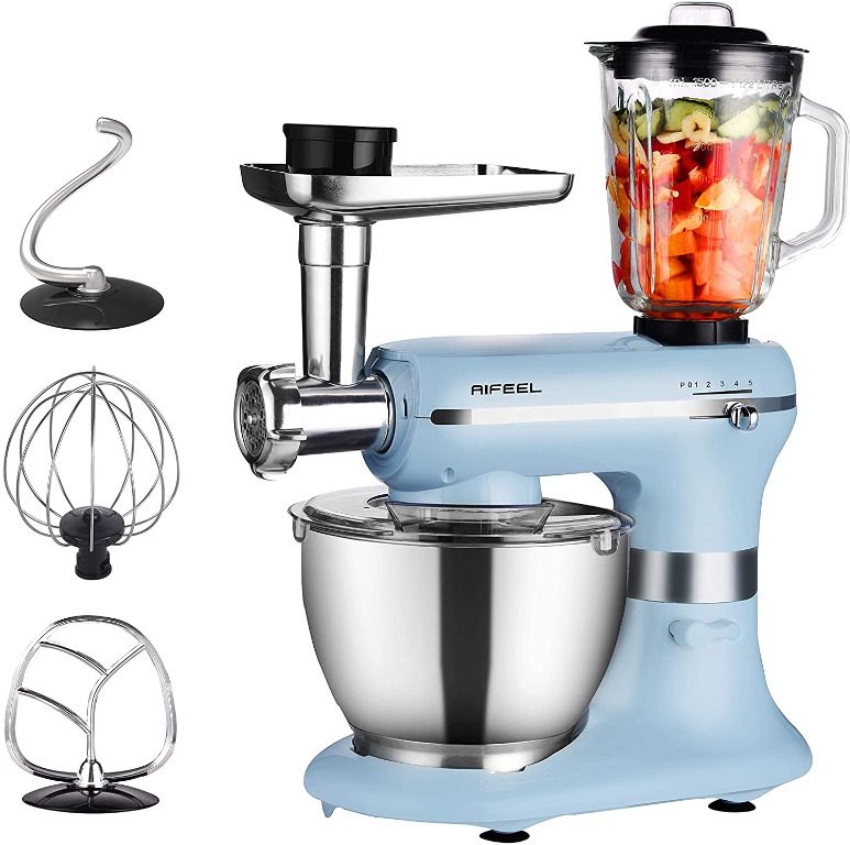 Aifeel Kitchen Mixers 3 in 1 Electric MultiFunctional Stand Mixer