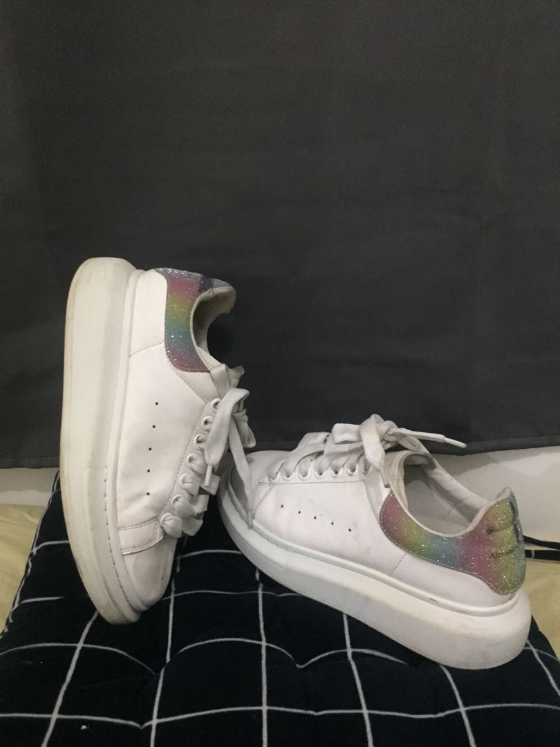 Alexander mcqueen rainbow shoes clearance