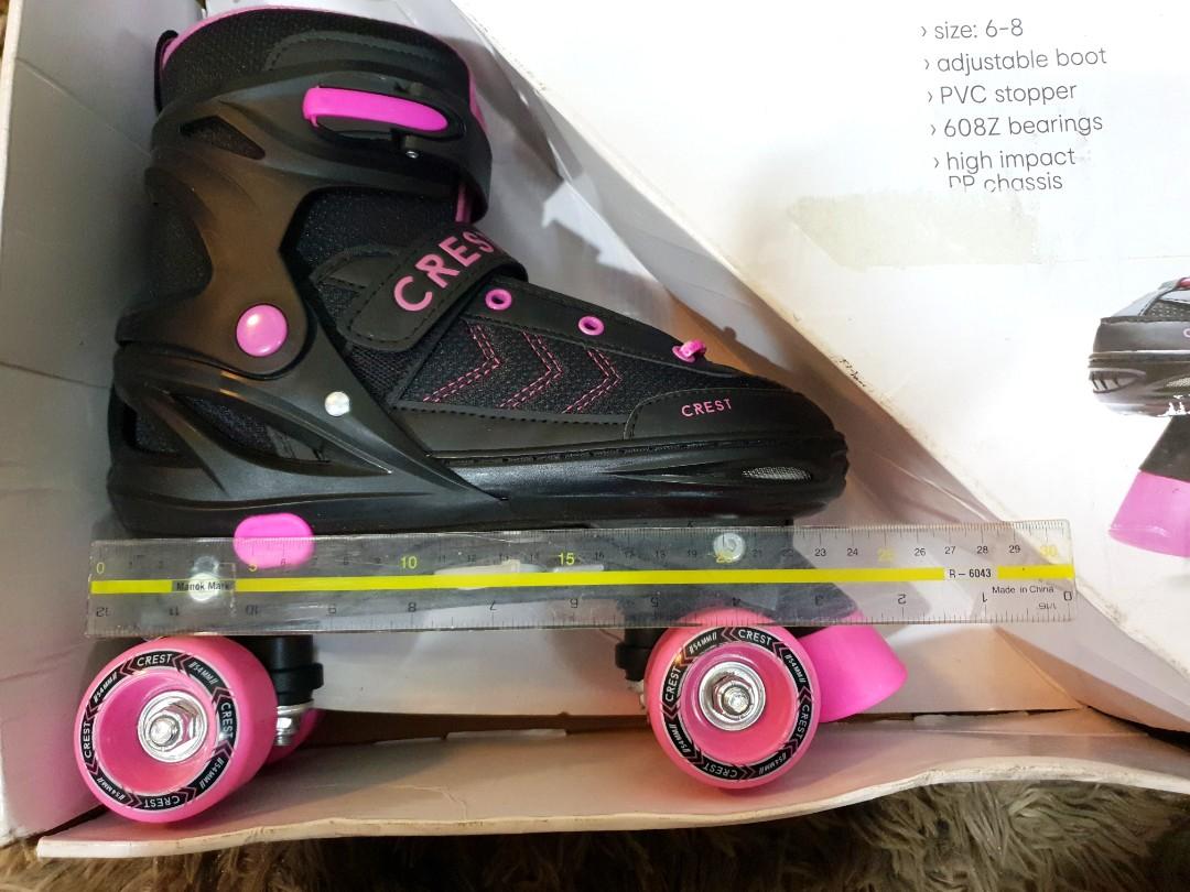 Anko Black&Pink Roller Skates, Hobbies & Toys, Toys & Games on Carousell