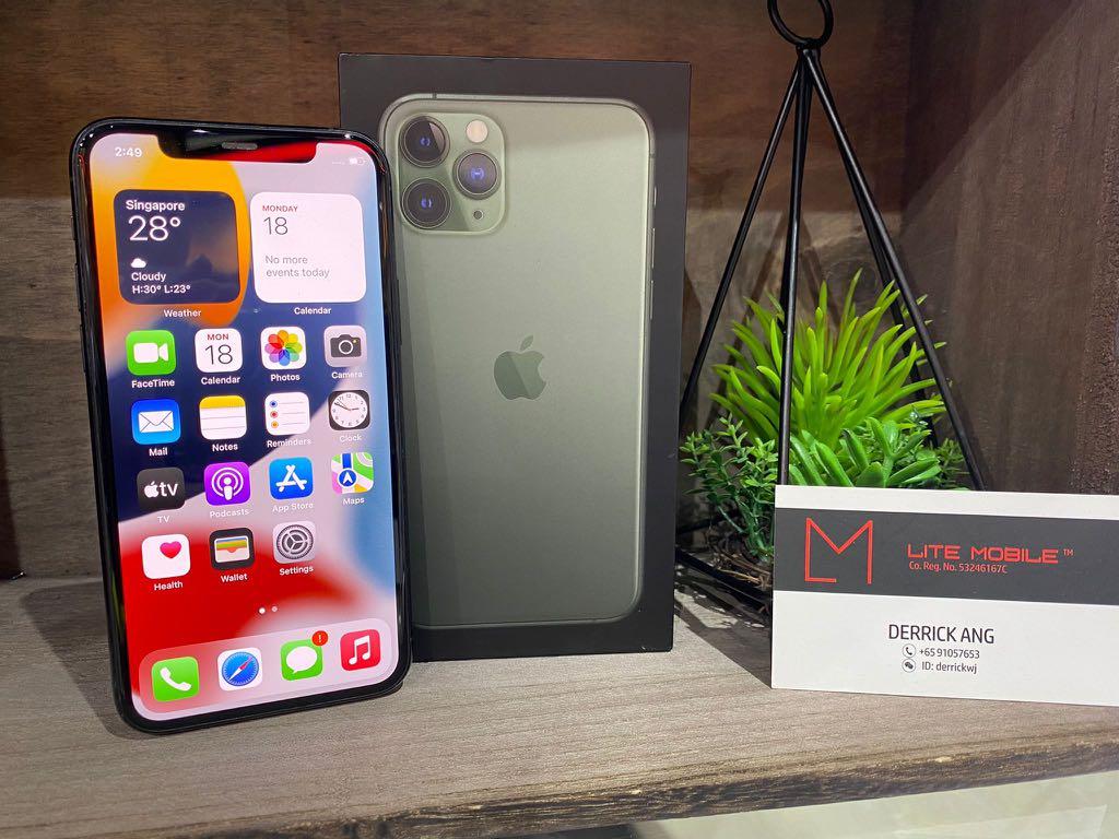 Apple Iphone 11 Pro 256gb Midnight Green Mobile Phones Gadgets Mobile Phones Iphone Iphone 11 Series On Carousell