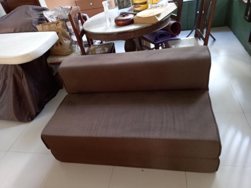 AUTHENTIC Uratex sofa bed, Furniture & Home Living, Furniture, Sofas on