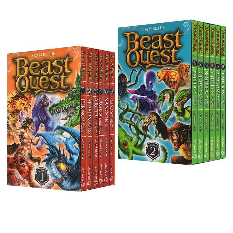 Beast quest 2冊 - 洋書