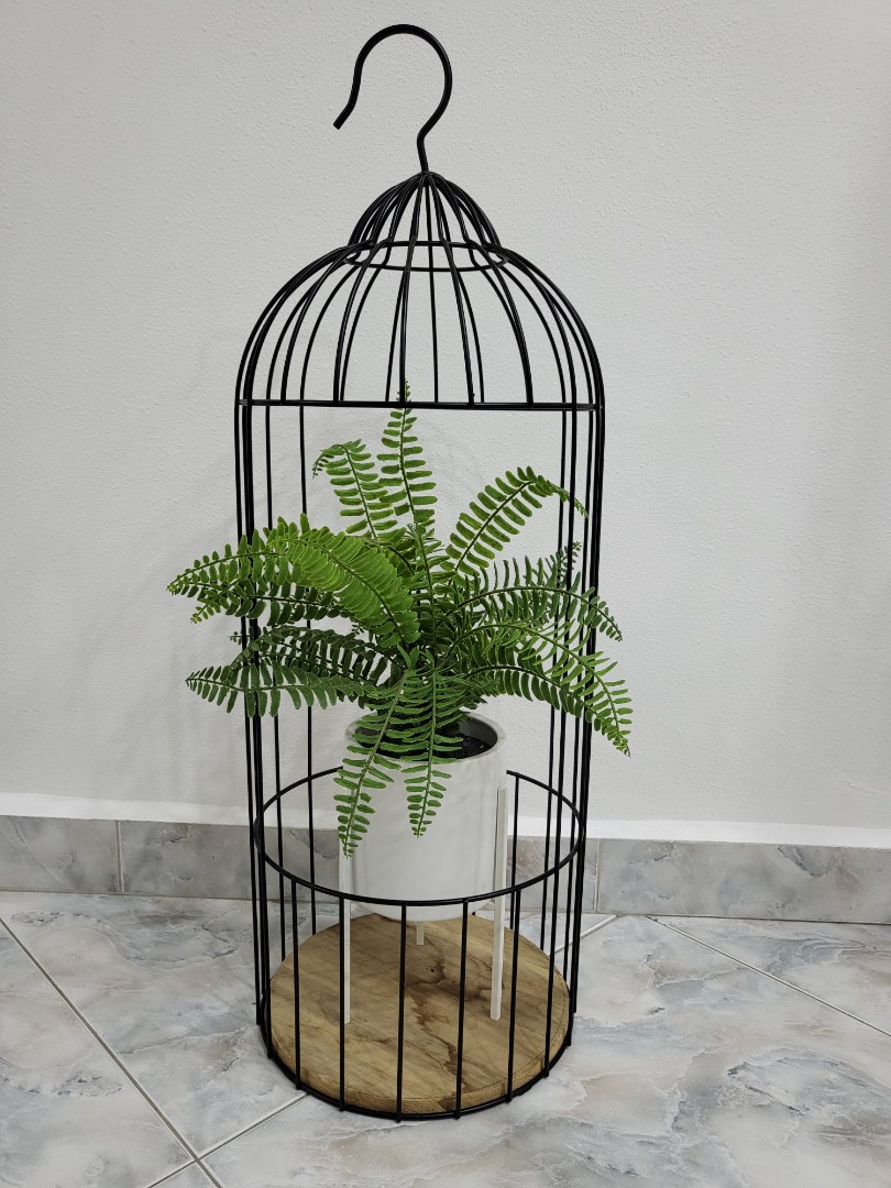 Bird Cage plant holder, Furniture & Home Living, Home Decor, Vases