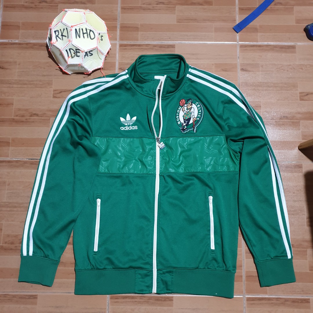 Boston Celtics Adidas Track Jacket (Rare), Men's Fashion, & on Carousell