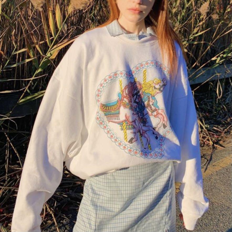 Brandy melville carousel sweatshirt store