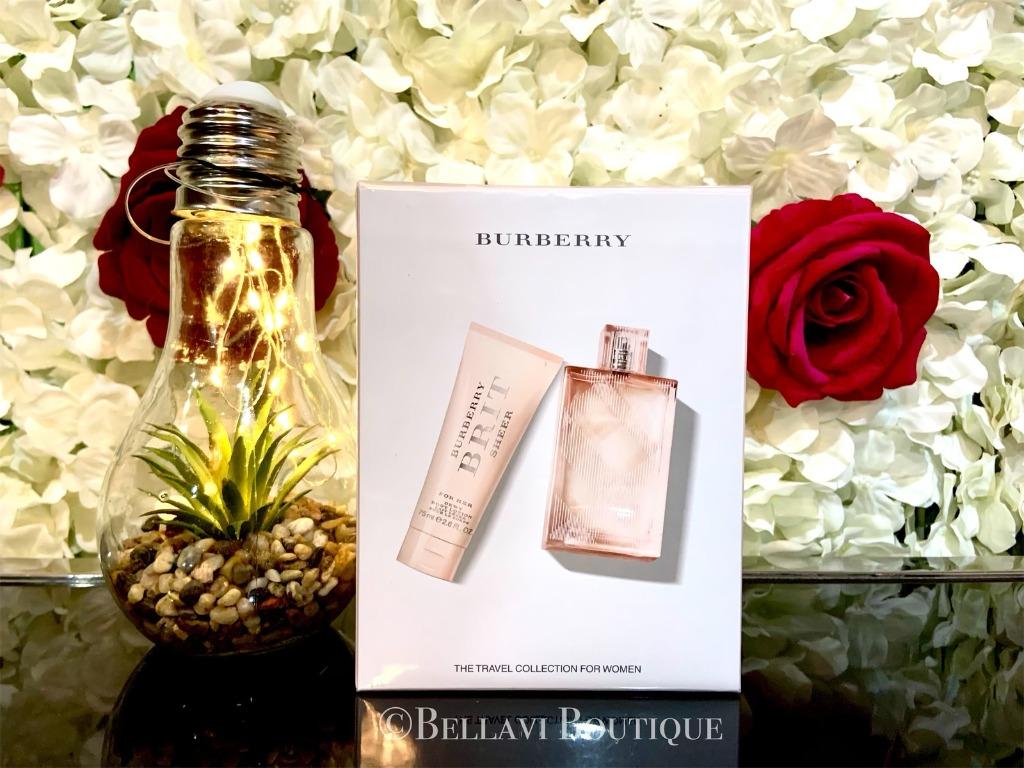 Burberry Brit Sheer Gift Set (Category: Fragrance & Deodorants) located in Puerto Princesa. Submitted by ricavia (Listing ID 1120506518, Image 1). Description: Original Perfume Gift Set from USA Includes: *100ml - Eau de Toilette *75ml - Body Lotion Burberry Brit Sheer (2015) by Burberry is a Floral Fruity fragrance for women. Burberry Brit Sheer (2015) was launched in 2015. Top notes are Litchi, Yuzu, Pineapple Leaf and Mandarin Orange; middle n