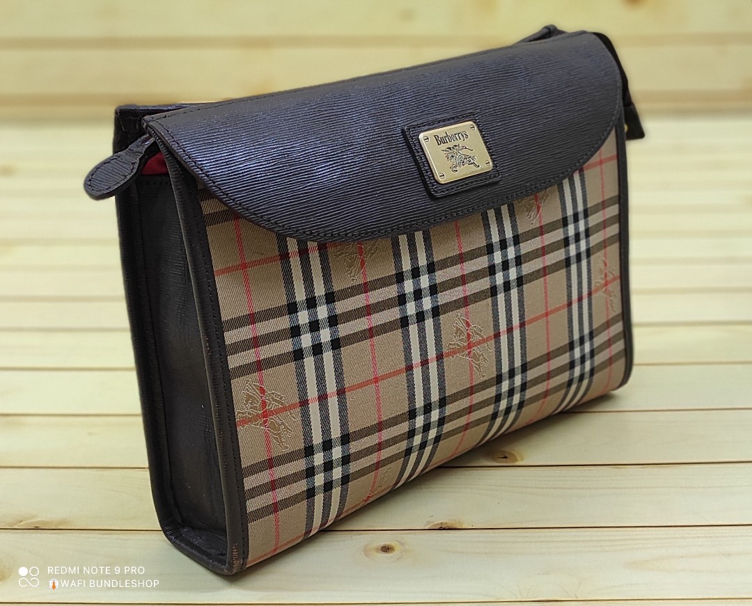 burberry clutch bag, Men's Fashion, Bags, Sling Bags on Carousell