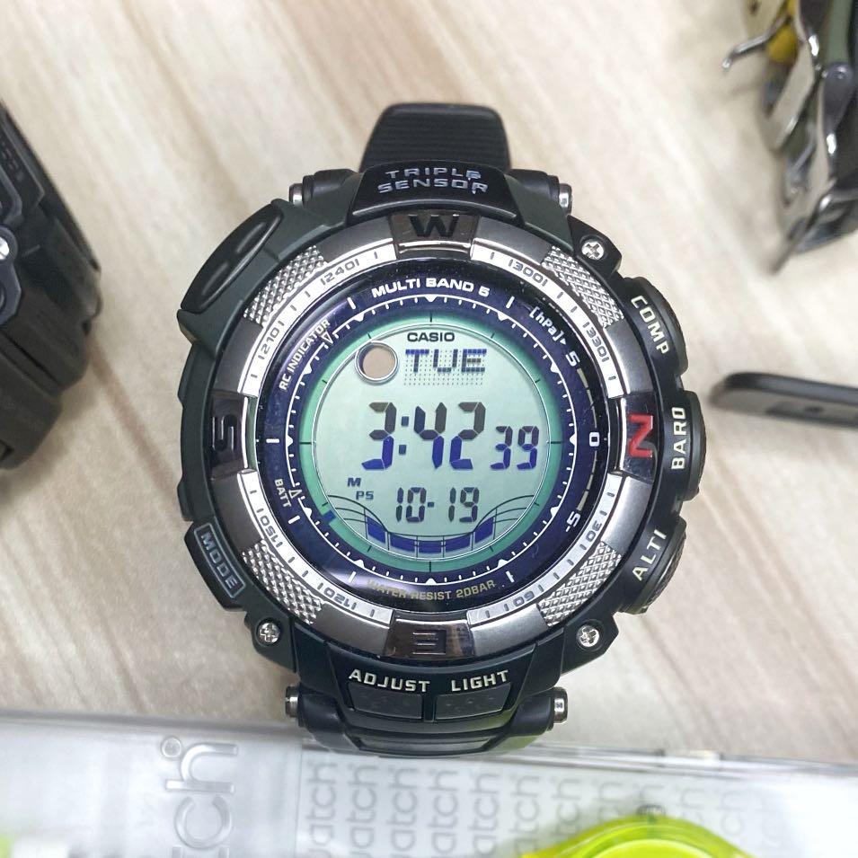 CASIO カシオ プロトレックPRW-1500J ソーラー電池 - 腕時計(デジタル)