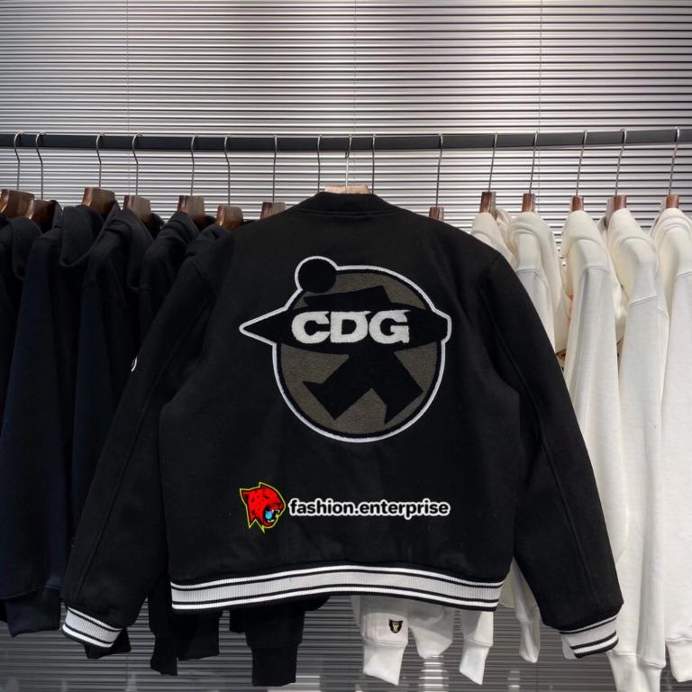 CDG × Stussy varsity jacket 40th