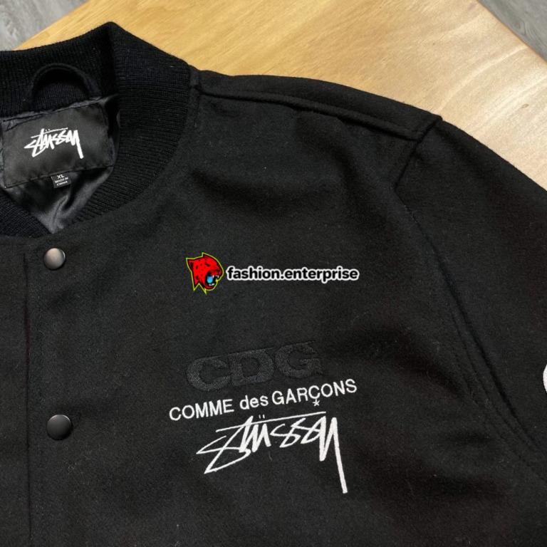 Cdg baseball jacket hot sale